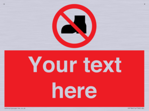 Custom No outdoor footwear